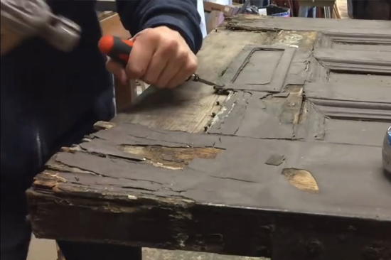 Midway City-wooden-door-repair
